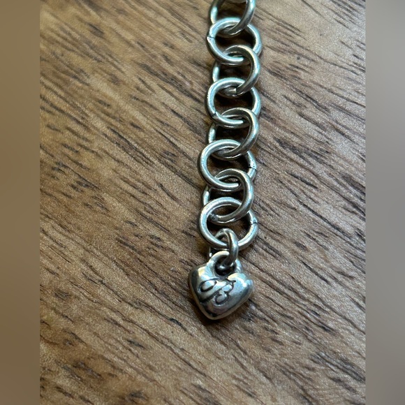 Brighton Turquoise and Silver Heart Necklace - Picture 2 of 2